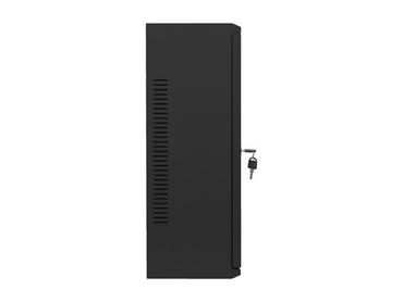 Комуникационен шкаф Lanberg rack cabinet 19' wall-mount 6U+3u/540x200 low-profile black (assembled)