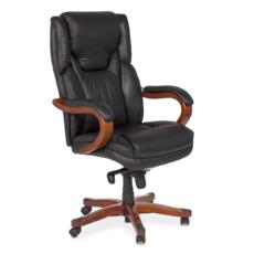 Директорски стол ВЕЛИМИР-снимка отпред, дървени подлакътници с меки падове