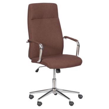 Директорски стол ЕЛИСАВЕТА- кафява дамаска