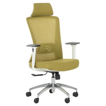 Работен стол ХЕРАКЪЛ-снима отпред, цвят резеда, меш