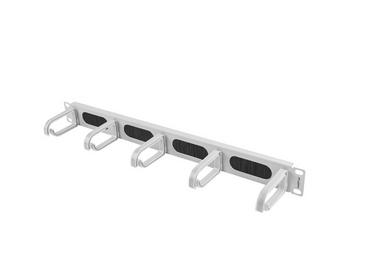 Аксесоар Lanberg 19' cable management AK-1203-S brush panel 5 rings- type b 1U, grey