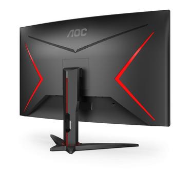 Монитор AOC C32G2ZE/BK, 31.5' Curved 1500R, VA, WLED, 1920x1080@240Hz, 4ms GtG, 1ms MPRT, 300cd/m2, 4000:1, DCR 80M:1, FreeSync, FlickerFree, Low Blue Light, Tilt, 2xHDMI, DP