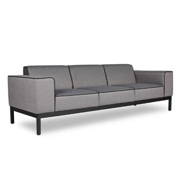 Диван триместен ГЕОРГИ VNS 03 - сив на цвят, сниман отпред