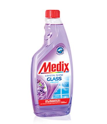 Препарат за стъкло MEDIX пълнител, 500 мл.