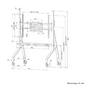 Стойка Neomounts by Newstar Move Go Mobile Floor Stand (fast install, height adjustable)
