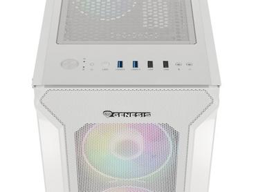 Кутия за компютър Genesis Gaming PC Case IRID 505 ARGB V2 Midi Tower Window White