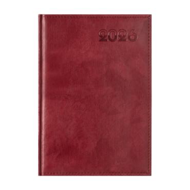 Календар - бележник ДИПЛОМАТ А4-червен цвят