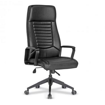 Президентски стол СВИЛЕН STH 01- черен цвят еко кожа