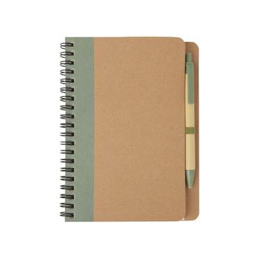 Тефтер PRIESTLY -зелен цвят