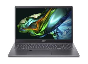 Лаптоп Acer Aspire 5, A515-58P-36JU, Intel Core i3-1315U (3.3GHz up to 4.50GHz, 10MB), 15.6' FHD (1920 x 1080) IPS SlimBezel, 16 GB LPDDR5, 512GB PCIe NVMe SSD, Intel UMA, Wifi 802.11AX, BT, HD Cam+mic, KB Backlight, No OS, Gray