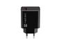 Адаптер Natec USB Charger Ribera 1X USB-A 18W, Black