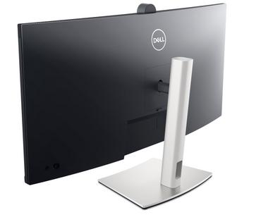 Монитор Dell P3424WEB, 34' Curved Video Conferencing, WQHD AG, IPS, 21:9, 5ms, 1000:1, 300 cd/m2, (3440x1440 ), 99% sRGB, HDMI, DP, USB-C, USB 3.2 hub, RJ45, ComfortView Plus, Height Adjustable, Swivel, Tilt, Black