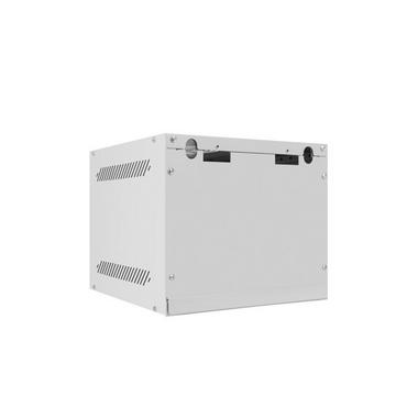 Комуникационен шкаф Lanberg rack cabinet 10” wall-mount 4U / 280x310 for self-assembly (flat pack) with metal door, grey