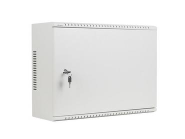 Комуникационен шкаф Lanberg rack cabinet 19' wall-mount 4U+3u/540x200 low-profile grey (assembled)