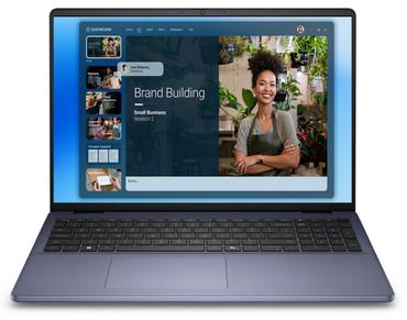 Лаптоп Dell 16 DC16251, Intel Core 7 150U (10 cores, up to 5.4 GHz), 16.0' FHD+(1920x1200) AG 300nits, 16GB, 2x8GB, DDR5, 5200 MT/s, 512GB M.2 PCIe, Intel Graphics, Cam, FPR, Wi-Fi 6E, Backlit Kb, Win 11 Pro, Midnight Blue,Aluminium, 3Y PS