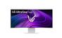Монитор LG 34GX90SA-W, 34', OLED UltraGear 21:9 Curved Smart, IPS 0.03 ms, WQHD (3440x1440), 240Hz, HDR 10, 1500000:1, 250 cd/m2, DCI-P3 98.5%, USB 3.0, VRR, Free-sync, G-Sync, USB-C, PD 65W, HDMI, DP, PBP, Speakers, LG Switch, Height, Swivel, Tilt, White
