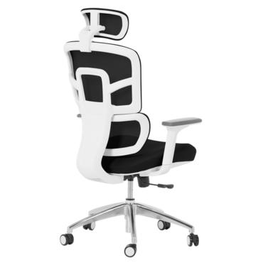 Директорски стол ГЕНАДИ-снимка отзад, бяла рамка