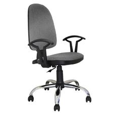 Работен стол АЙДЕМИР- сив цвят, дамаска