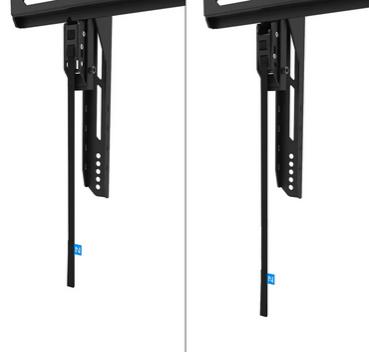 Стойка Neomounts Level-750 Wall Mount (XL, 100 kg, tiltable, tilt guard, connectable, VESA 800x600)