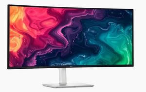 Монитор Dell S3425DW, 34' Curved  AG LED 21:9, VA, 1ms, 3000:1, 300 cd/m2, UW-QHD (3440x1440), 99% Srgb, 90% DCI-P3, USB-C, USB Hub, AMD FreeSync, HDR10, HDMI, Speakers, ComfortView, PIP, PBP, Height Adjustable, Slant, Tilt, Black