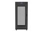 Комуникационен шкаф Lanberg rack cabinet 19' free-standing 27U/600x600 (flat pack) with mesh door lcd black v2