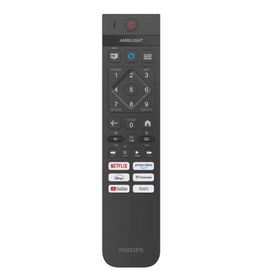 Телевизор Philips 55PUS8510/12, 55' 4K Ultra HD QLED, 3840x2160p, DVB-T/T2/T2-HD/C/S/S2, 60Hz, Ambilight 3, Pixel Precise UHD, 90% DCI, HDR+, Titan OS, Dolby Atmos, Dolby Digital, VRR, 3*HDMI, 2*USB, 802.11ac, 20W RMS, Black