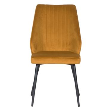 Трапезен стол МЕДЕЯ- без подлакътници, метални крака