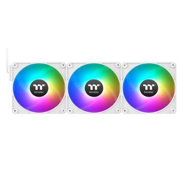 Вентилатор Thermaltake CT120 EX Reverse ARGB Sync PC Cooling Fan 3 Pack Magnetic Connect White
