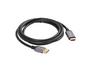 Кабел Lanberg display port (M)  -> HDMI(M) cable 1.8m, black