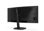 Монитор Philips 34B2U3600C, 34' Curved 1500R, VA, WLED, 3440x1440@120Hz, 4ms GtG, 300cd m/2, 3500:1, 50M:1 DCR, Adaptive Sync, FlickerFree, SoftBlue, 5Wx2, Tilt, Height Adjust, Swivel, HDMI, DP, USB hub
