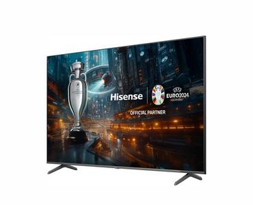 Телевизор Hisense 55' E7NQ Pro, 4K Ultra HD 3840x2160, QLED, Quantum Dot, 144Hz, HDR 10+ adaptive, HLG, Dolby Vision, DTS Virtual X, Smart TV, WiFi 5GHz, WiFi Direct, BT, Anyview Cast, 3xHDMI, 2xUSB, LAN, CI+, DVB-T2/C/S2, Black