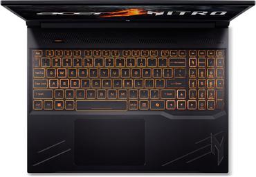 Лаптоп Acer Nitro 16, ANV16-71-76BW, Intel Core i7-14650HX (up to 5.2GHz, 30MB), 16' FHD IPS up to 165Hz SlimBezel, 16GB DDR5 (1 slot free), 1024GB PCIe NVMe SSD, GeForce RTX 4050 6GB GDDR6, Wi-Fi 6 AX201+BT5.1, Killer E2650, HD Cam, KB Backlight, No OS, 