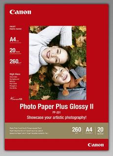 Хартия Canon Plus Glossy II PP-201, A4, 20 sheets