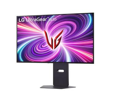Монитор LG 32GS95UV-B, 31.5' 4K UHD OLED Dual-Mode, 0.03ms (GtG), UHD (3840x 2160), 4K 240Hz, FHD 480Hz, 1500000:1, 450 cd/m2, 1000:1, DCI-P3 98%, AMD FreeSync, NVIDIA G-Sync, DTS, Speacer 7Wx2, VRR, HDR 400, USB Down/Up-stream, HDMI, DisplayPort, Tilt, H