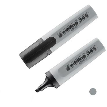 Текст маркер Edding Е-345  сив