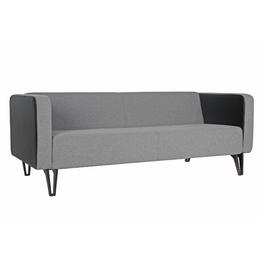 Диван триместен КОНУШ RBN 03 - сива дамаска, сниман в цял ръст