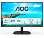 Монитор AOC 27B2DA, 27' IPS WLED, 1920x1080@75Hz, 4ms GtG, 250cd/m2, 1000:1. DC20M:1, Adaptive Sync, FlickerFree, Low Blue Light, 2Wx2, Tilt, D-SUB, DVI, HDMI