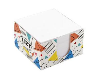 Бяло кубче 90х90 мм 500 л картонена поставка