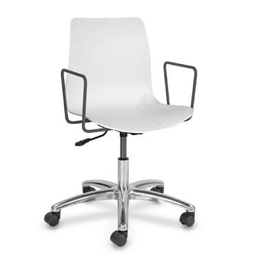 Работен стол КУКЕР DLM 04/23-бял цвят