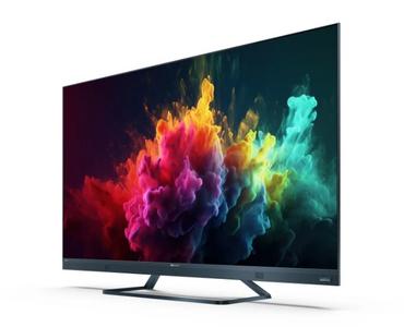 Телевизор Sharp 55FQ8EG, 55' QLED  GOOGLE TV, 4K 144Hz Quantum Dot 3840x2160 Aluminium Slim Frameless, AQUOS AI, DVB-T/T2/C/S/S2, 500 NIT, Active Motion 1400, HARMAN/KARDON, HDR10, Dolby Atmos, Dolby Vision, DTS:X, Google Assistant, HDMI eARC, Mini Compos