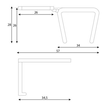 Масичка за посетителски столове