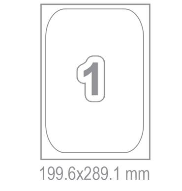 Самозалепващи етикети 199.6x289.1 1 бр.