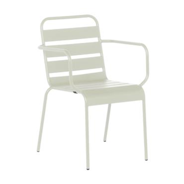 Градински стол СЕНСО- светлосив цвят на метала