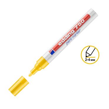 Перманентен лаков маркер Edding 750 жълт
