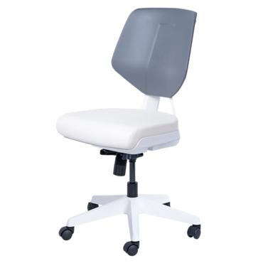 Работен стол ГЕРАНА ЛУКС - в два цвята, бял и сив