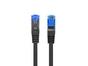 Кабел Lanberg patchcord CAT.6a s/ftp lszh cca 15m black fluke passed