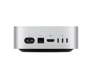 Настолен компютър Apple Mac mini: Apple M4 chip with 10-core CPU and 10-core GPU, 16GB, 256GB SSD