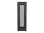 Комуникационен шкаф Lanberg rack cabinet 19' free-standing 42U/800x1000 (flat pack) with mesh door black
