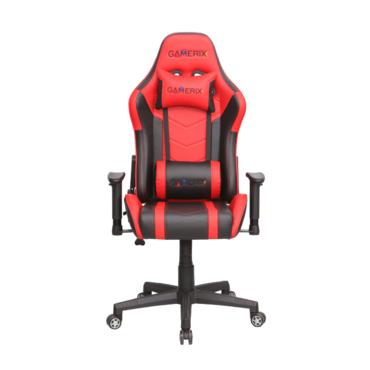 Геймърски стол ТИТАН-червен цвят, ергономичен