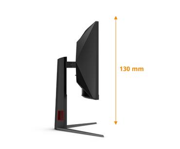 Монитор AOC CU34G4Z, 34' Curved 1500R, VA, WLED, 3440x1440@240Hz, 1ms GtG, 0.3ms MPRT, 450cd m/2, 2500:1, 80M:1 DCR, Adaptive Sync, FlickerFree, Low Blue Light, Tilt, Height Adjust, Pivot, Swivel, 2xHDMI, DP, USB hub